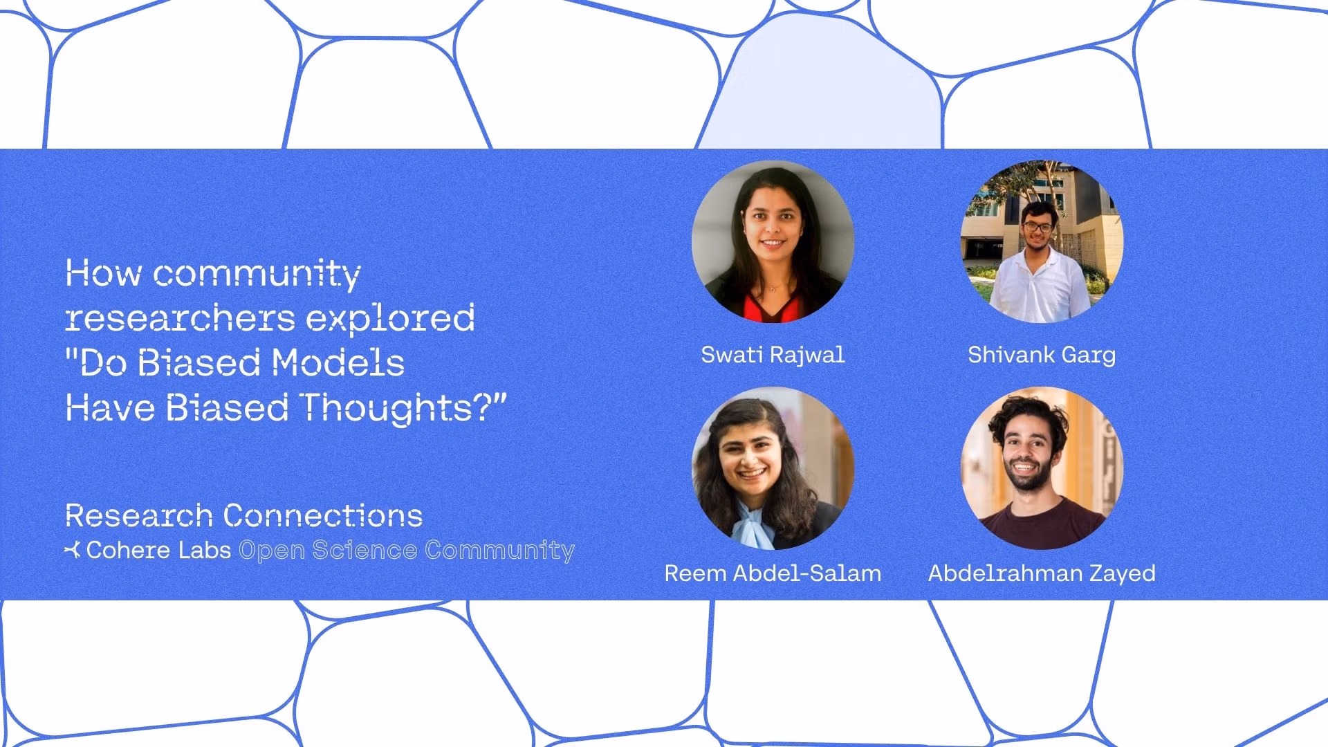 Cohere Labs invited talk, Oct 2025